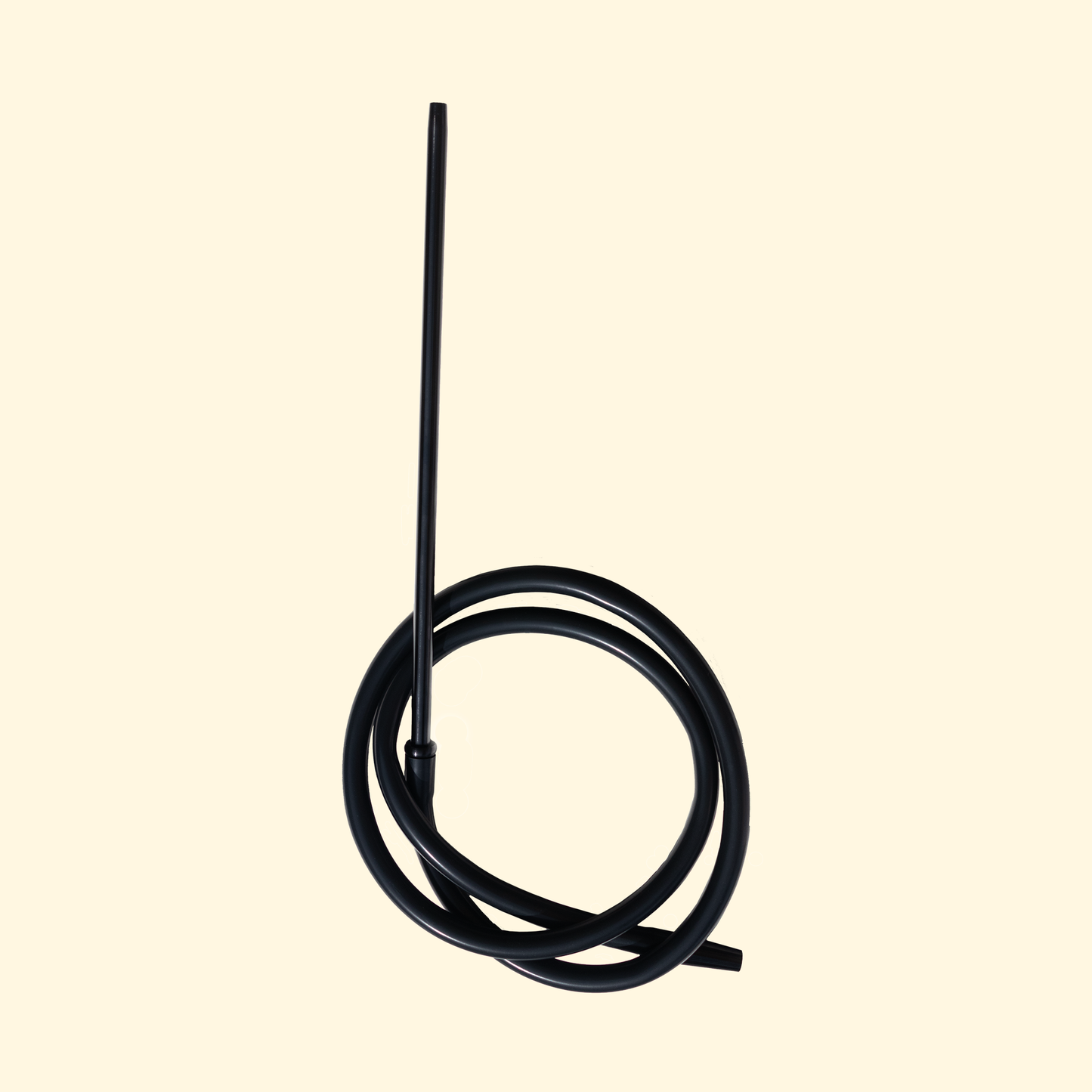 black aluminum handle hose with matching black silicone