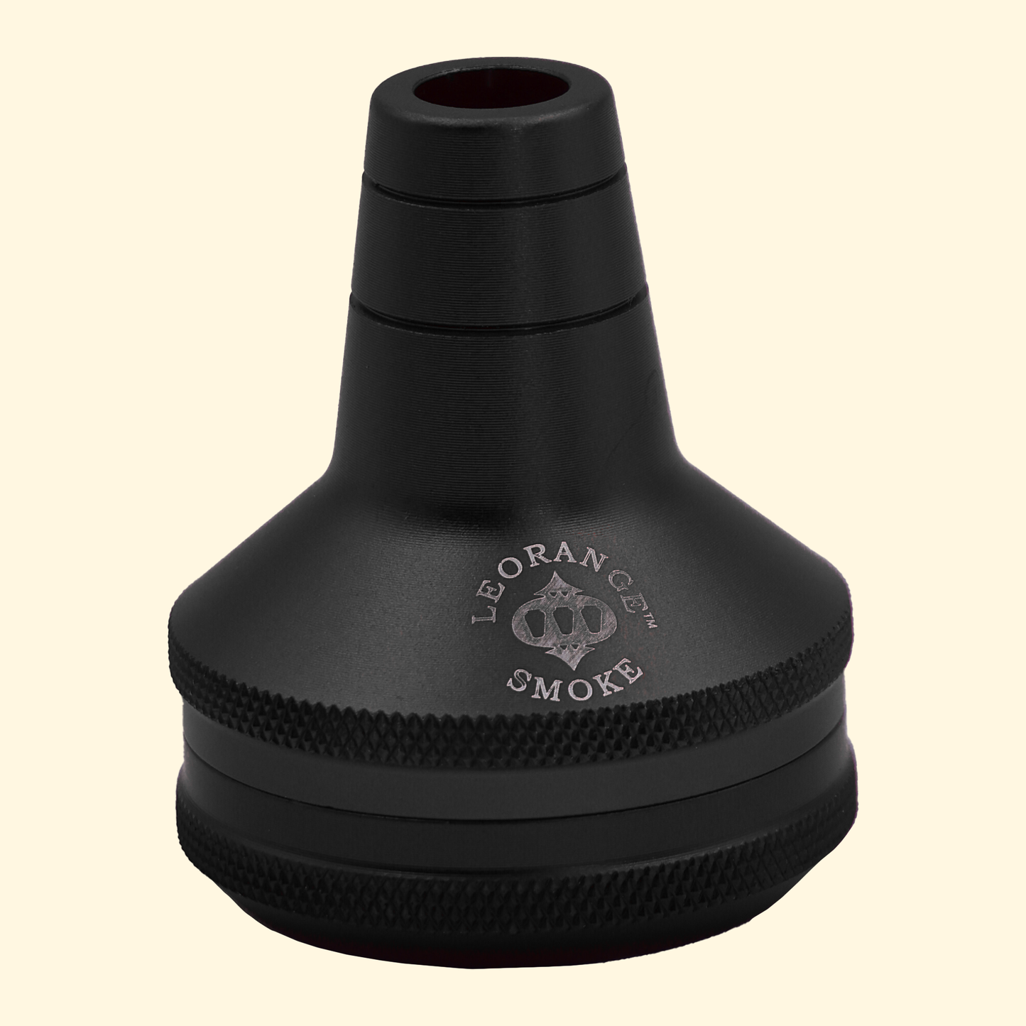 Black molasses catcher front view