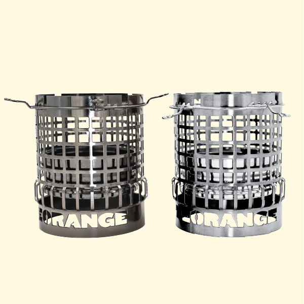 HMD cage in Silver and Gunmetal Color