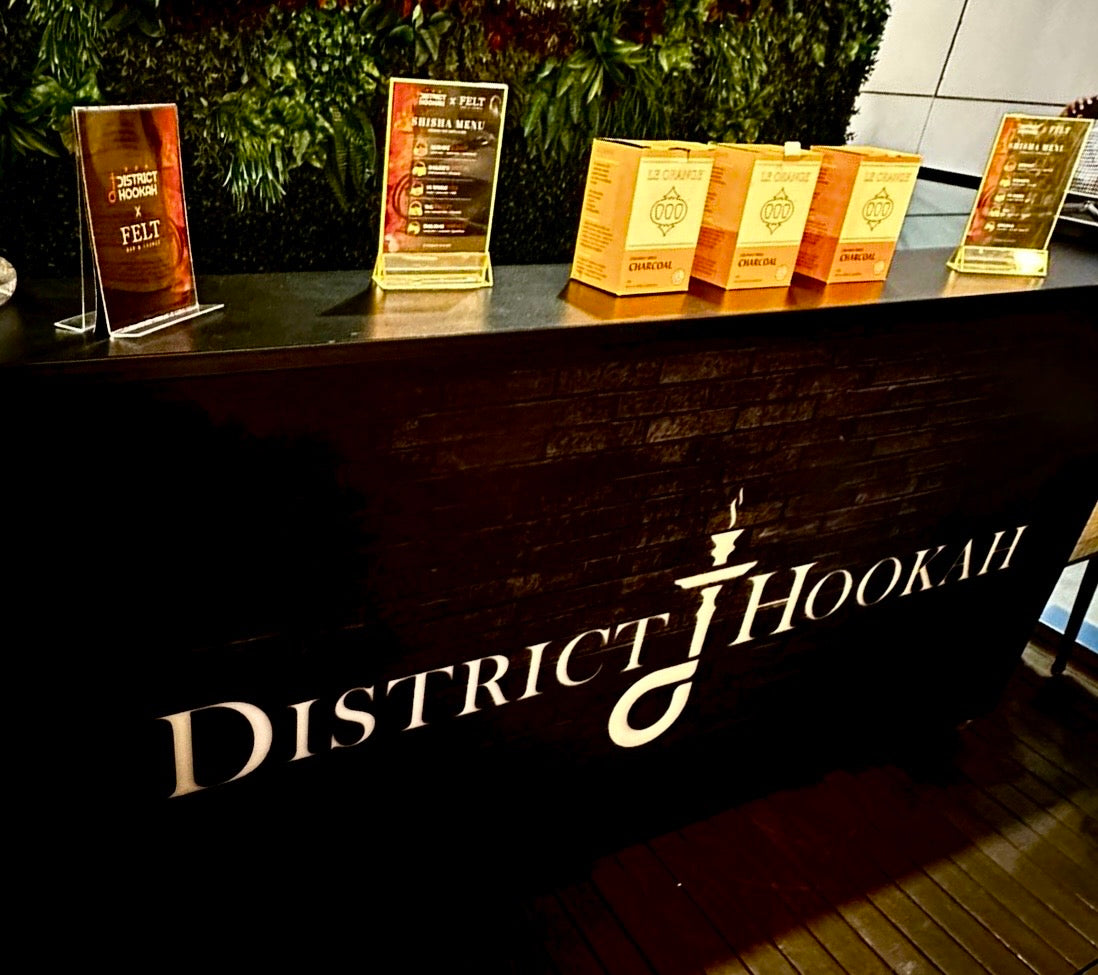 LeOrange Charcoal showcased at Felt Lounge Inside MGM Restorn In DC by District Hookah