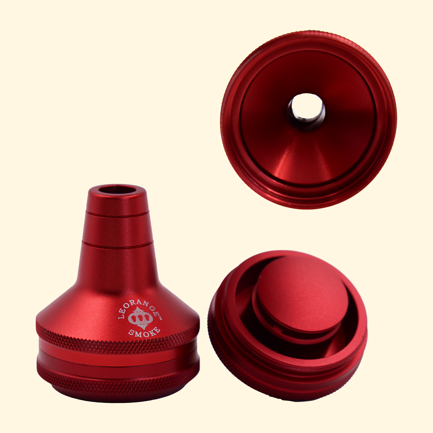 dissembled molasses catcher in red