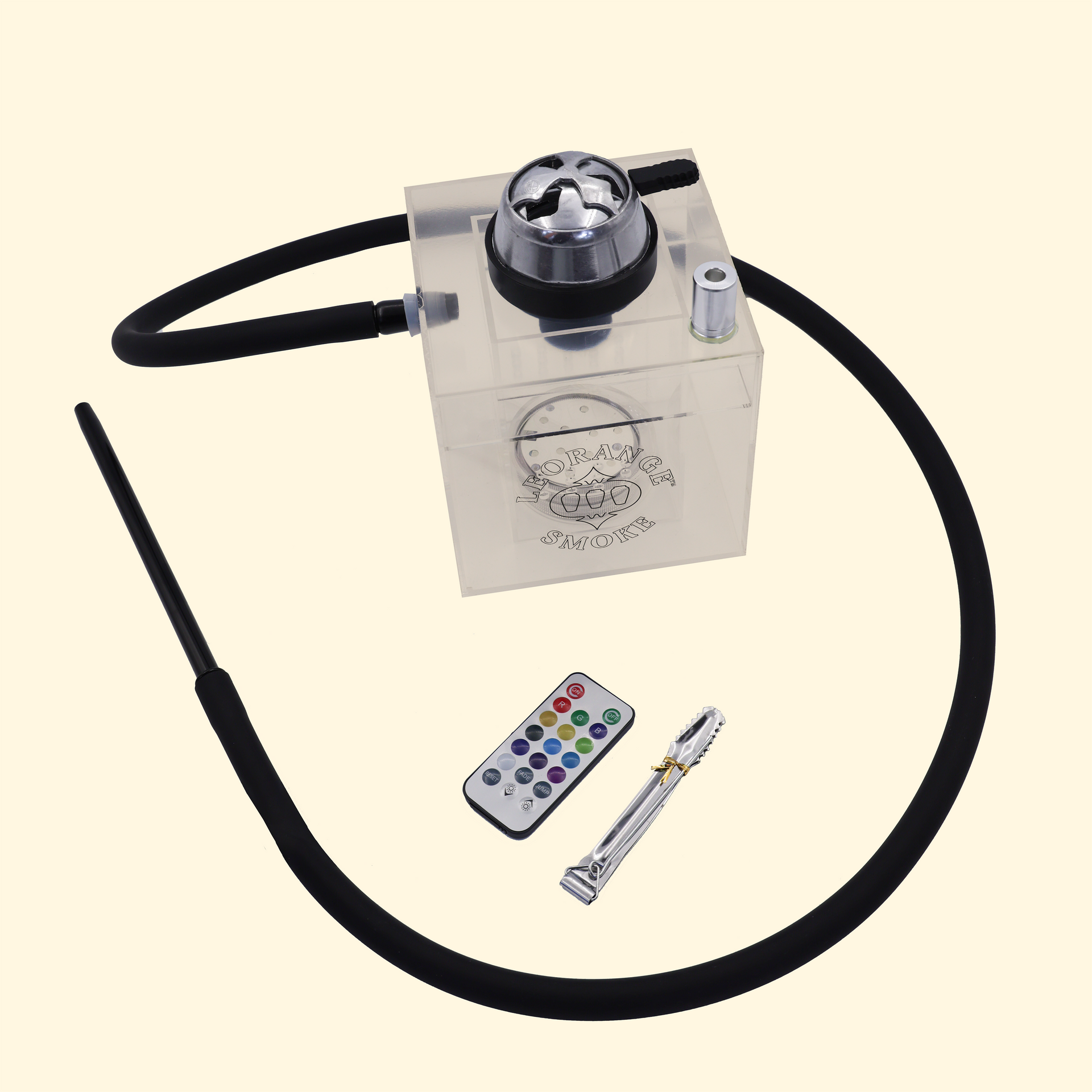 Box Hookah Set - Impact Resistant Acrylic Hookah – LeOrange Smoke