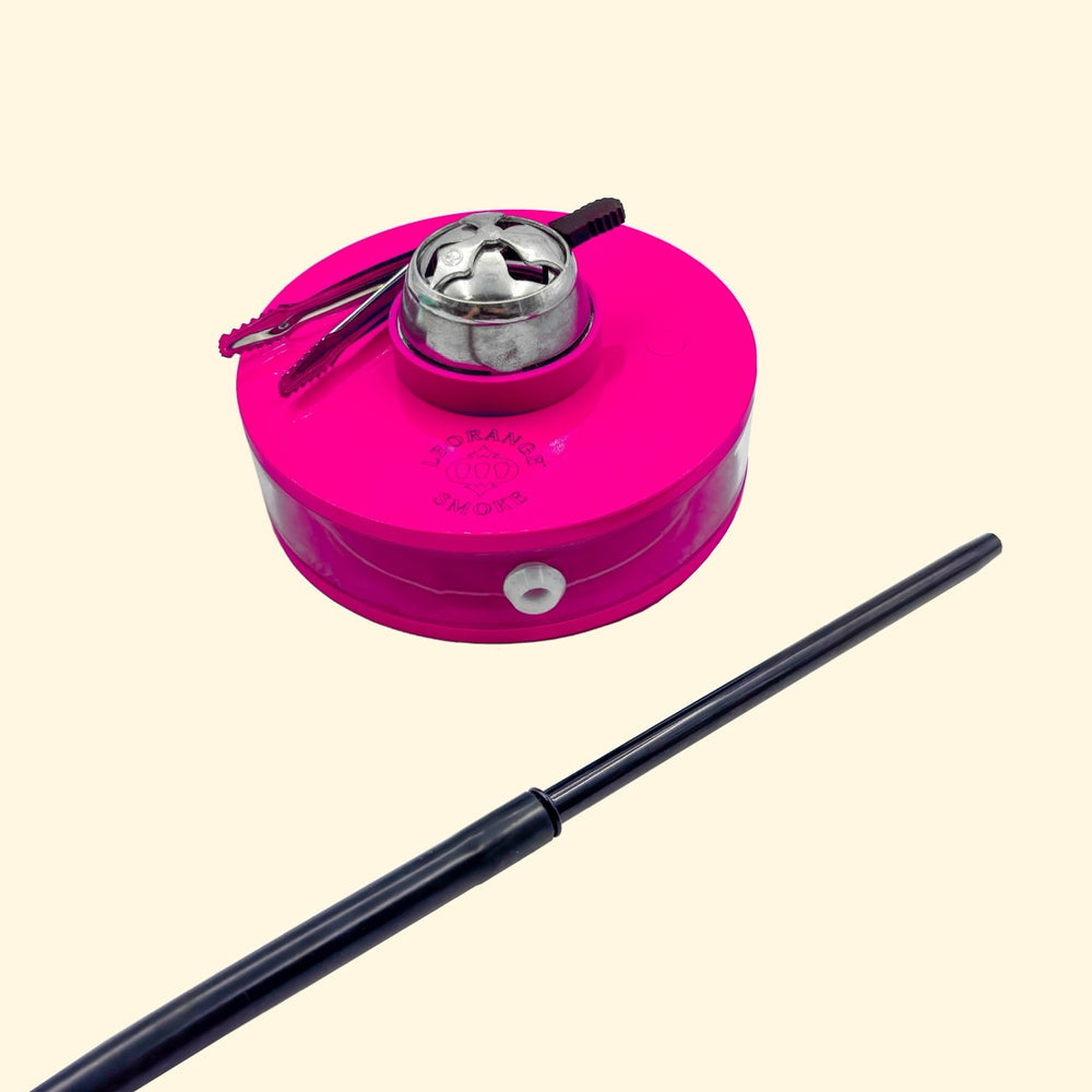 
                  
                    Complete pink hookah set - LeOrange Disk hookah
                  
                