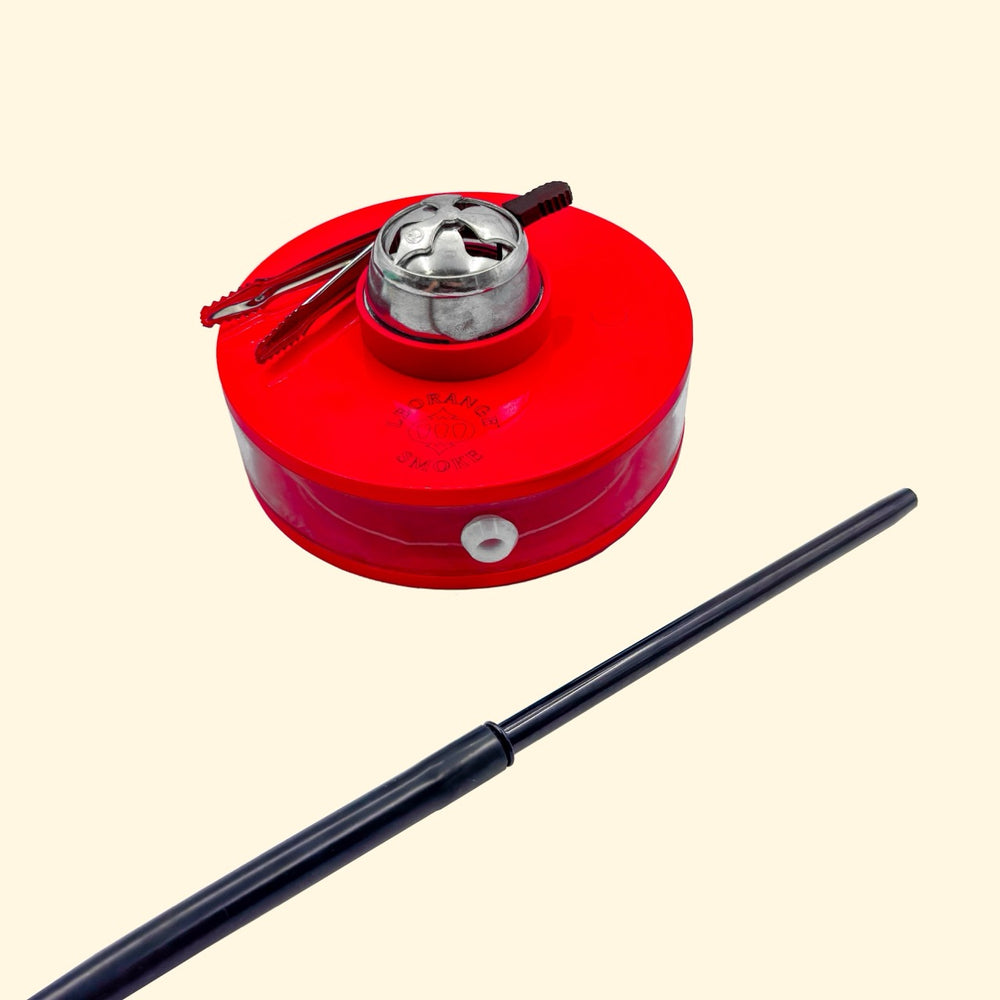 
                  
                    Complete Red Disk Hookah Set
                  
                