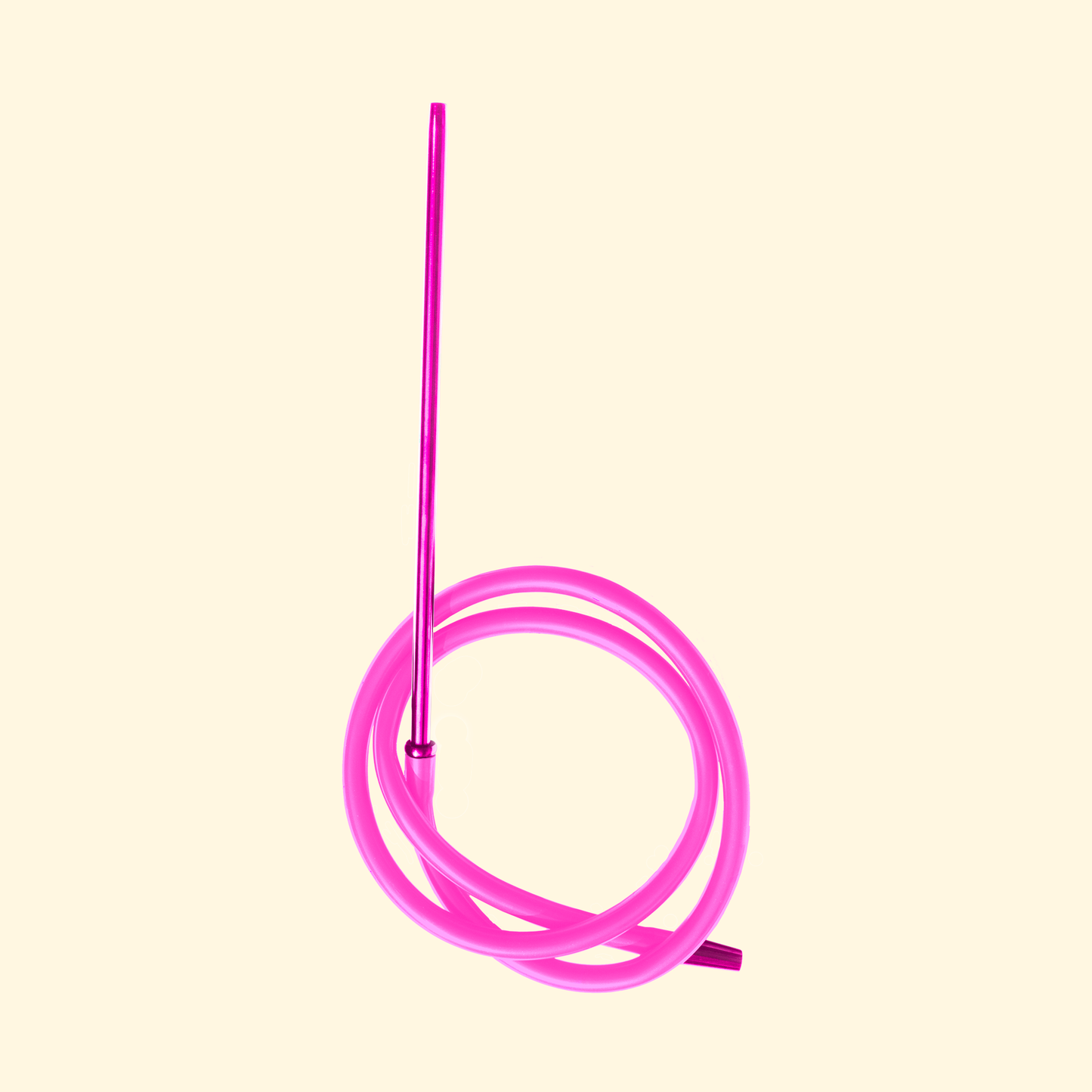 Pink hookah hose with matcing pink aluminum handle