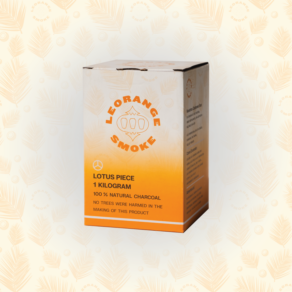 LeOrange Lotus Head Cut Charcoal box – front view showing packaging design